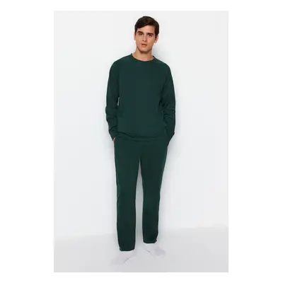 Trendyol Green Men's Regular Fit Pajama Set