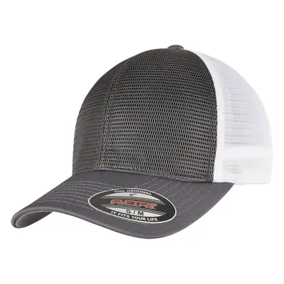 FLEXFIT OMNIMESH CAP 2-TONE uhl/bílá