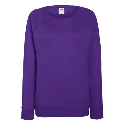 FRUIT OF THE LOOM FN25•LADIES LIGHTWEIGHT RAGLAN SWEAT