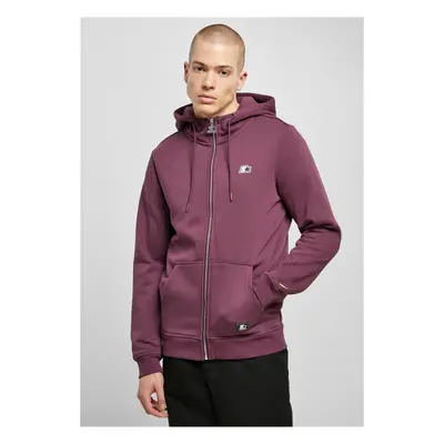 Pábnská mikina Starter Essential Zip Hoody - fialová