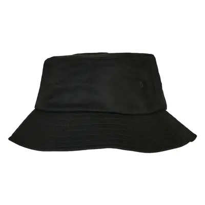 Dětská čepice Flexfit Cotton Twill Bucket, černá