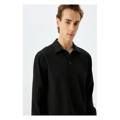 Koton Men's Black Shirt