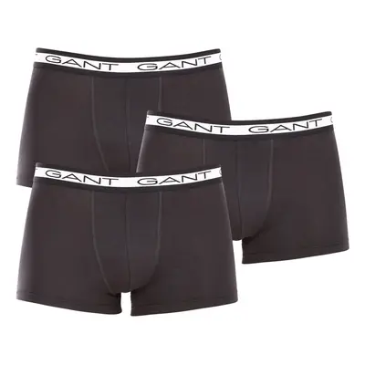 3PACK pánské boxerky Gant černé