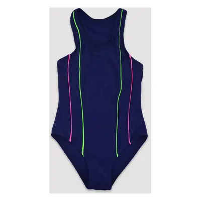 NOVITI Kids's Sport Swimsuit KD018-G-01 Navy Blue