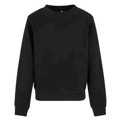 Dívčí mikina Light Terry Crewneck černá