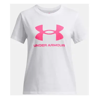 Dívčí tričko Under Armour BIG LOGO SS