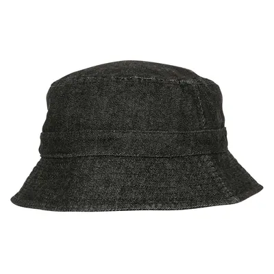 Denim Bucket Hat černo/šedá