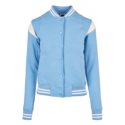 Dámská inset College Sweat Jacket clearwater/whitesand