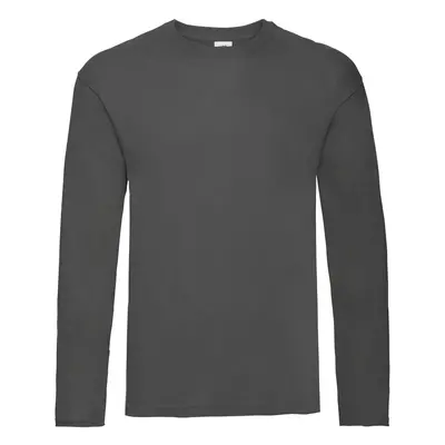 Graphite Men's T-shirt Original Sleeve Fruit of the Loom