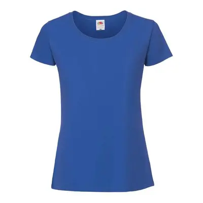 Iconic Ringspun Premium Premium Fruit of the Loom Blue T-shirt