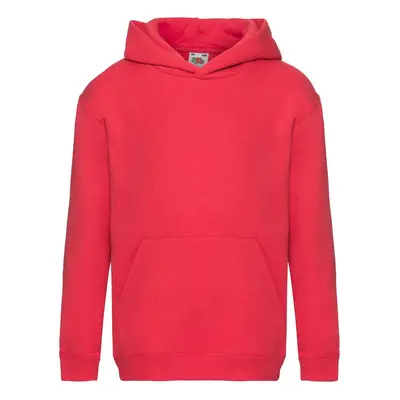 Czerwona bluza dziecięca Hooded Sweat Fruit of the Loom