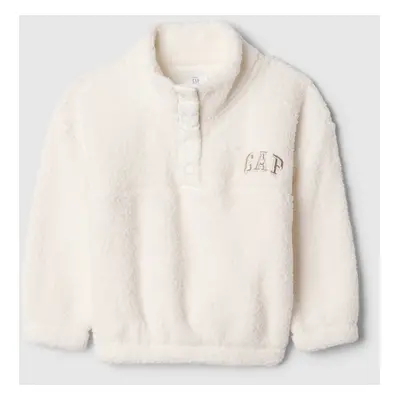 GAP Baby sherpa mikina s logem - Holky