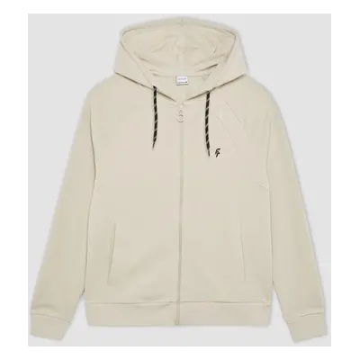 DEFACTO Fit Regular Fit Hooded Zippered Sweatshirt