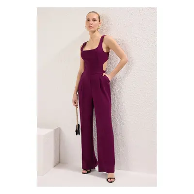 Trendyol Plum Wide Leg Jumpsuit