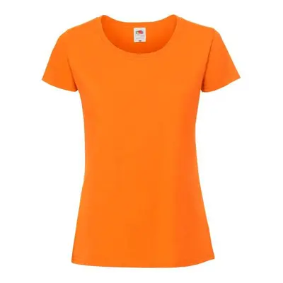 Iconic Ringspun Premium Premium Fruit of the Loom Orange T-shirt