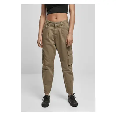 Dámské kalhoty Ballon Fit Cargo Twill v khaki barvě