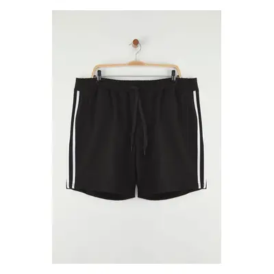 Trendyol Black Plus Size Regular/Normal Cut Zipper Pocket Shorts & Bermuda