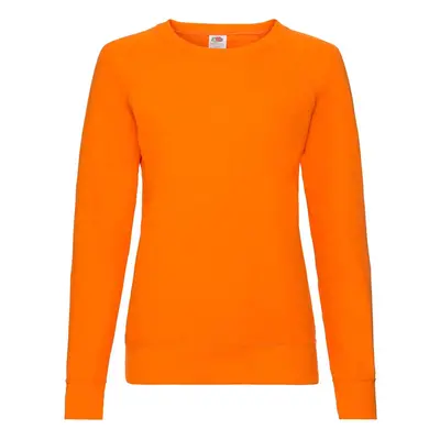 Orange classic sweatshirt light Fruit of the Loom