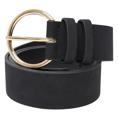 Pásek Basic Suede PU Belt černý