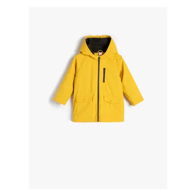 Koton Baby Boy Mustard Coat