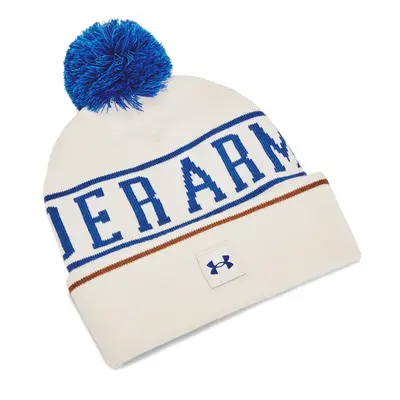 M Halftime Pom Beanie-WHT