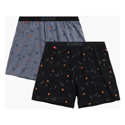 Pánské volné boxerky ATLANTIC 2Pack - vícebarevné