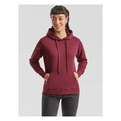 Burgundy Hooded Sweat Fruit of the Loom