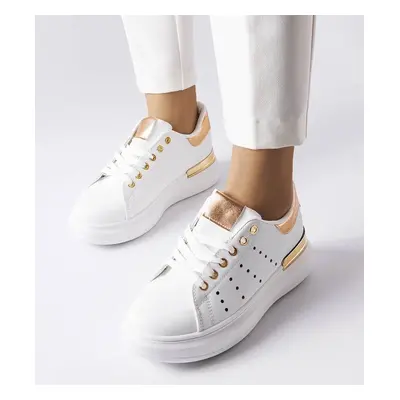 D/CEO White trainers Justar