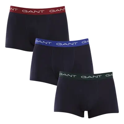 3PACK pánské boxerky Gant modré