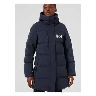 Tmavě modrý dámský zimní prošívaný kabát HELLY HANSEN - Dámské