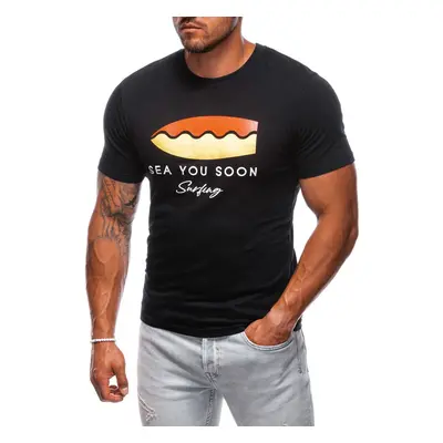 Edoti Men's printed t-shirt