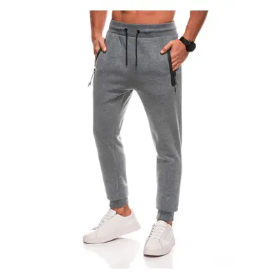 Edoti Men's BASIC uniform sweatpants - graphite melange V-7 EM-PABS