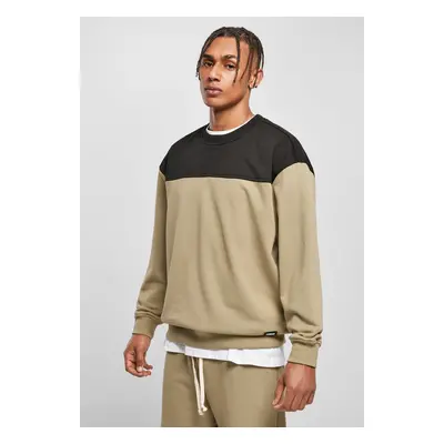 Horní blok Crewneck khaki/černý