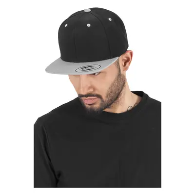 Klasický Snapback 2-Tone blk/stříbrný