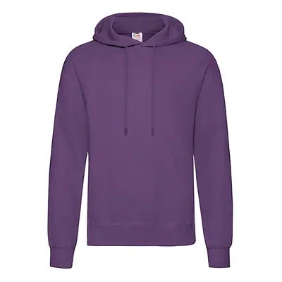 Fioletowa bluza męska Hooded Sweat Fruit of the Loom