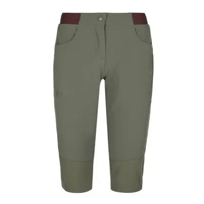 Dámské outdoorové 3/4 kalhoty Kilpi MEEDIN-W khaki