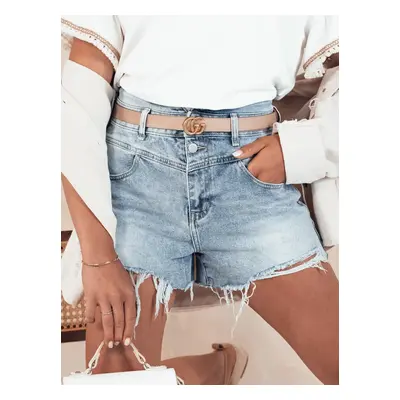 Szorty jeansowe damskie HOTSHORT niebieskie Dstreet