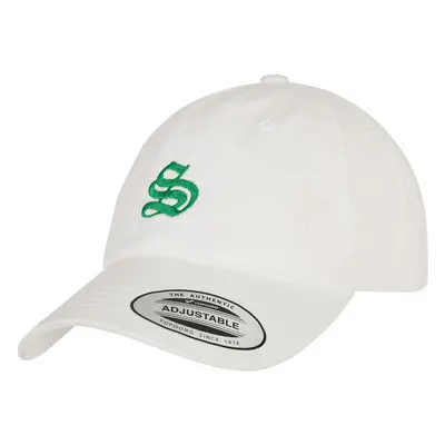 Letter White Low Profile Cap