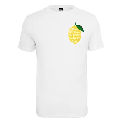 Life Gives Lemons Tee bílé