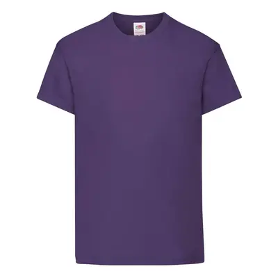 Purple Children's T-shirt Original Fruit of the Loom