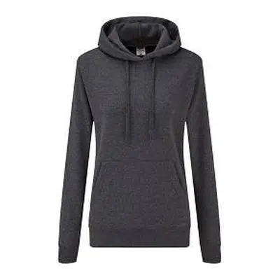 Anthracite Hooded Sweat Fruit of the Loom