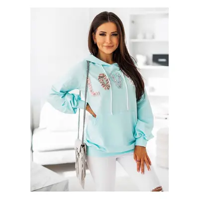 Cocomore blue sweatshirt cmgBZ1214.R47