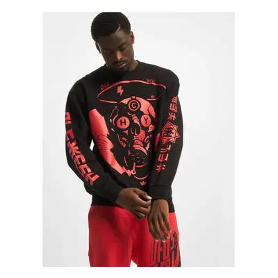 Kalhoty Skull Sweat černo/červené