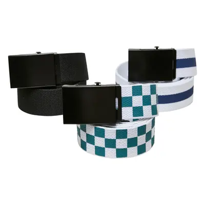 Opasky Trio black/jaspis/spaceblue