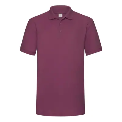 Burgundy Heavy Polo Friut of the Loom