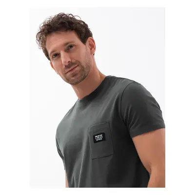 Ombre Men's cotton t-shirt with pocket