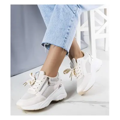 D/CEO White trainers Justar