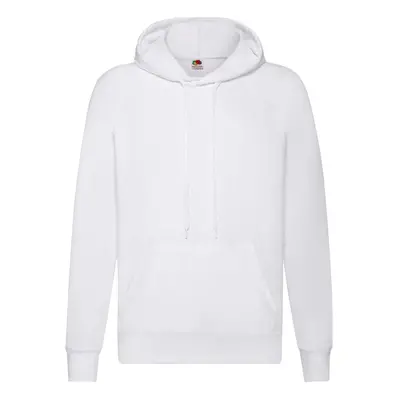 Biała bluza męska z kapturem Lightweight Hooded Sweat Fruit of the Loom