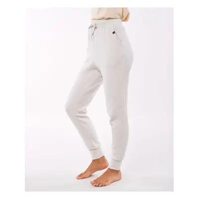 Tepláky Rip Curl NEW SOFT RIB PANT Ecru Marle