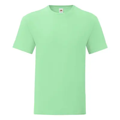 Men's Mint T-shirt Combed Cotton Iconic Sleeve Fruit of the Loom